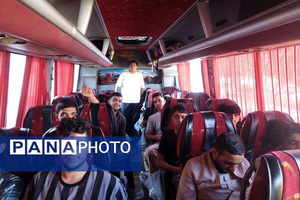 اعزام کاروان راهیان نور شمال غرب دانش‌آموزی و بسیجیان شهرستان قرچک