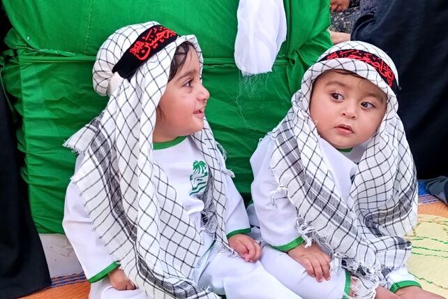 همایش شیرخوارگان حسینی در شهرستان میناب