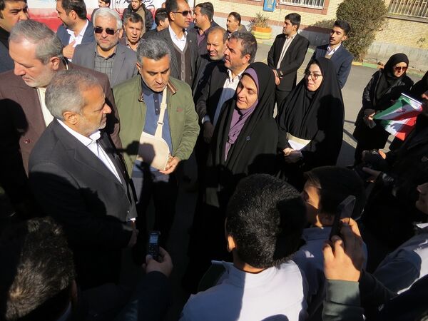 کلنگ زنی نمازخانه مدرسه پسرانه تیزهوشان بجنورد