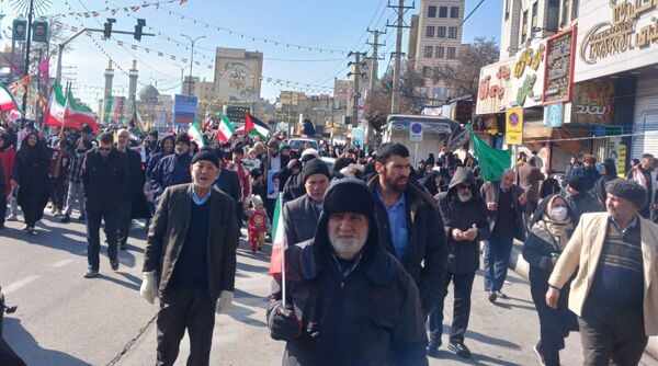حضور پرشور و باشکوه مردم محمدشهر در راهپیمایی ۲۲بهمن