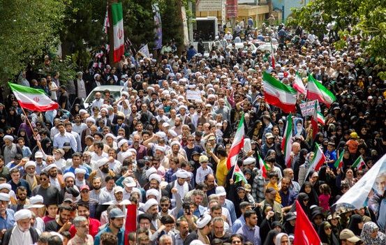 راهپیمایی جمعه خشم مردم قم در محکومیت جنایات رژیم صهیونی