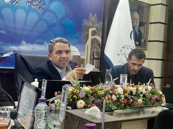 نشست خبری معاون وزیر و رئیس سازمان مدارس و مراکز غیر دولتی و توسعه مشارکت‌های مردمی وزارت آموزش و پرورش در بوشهر