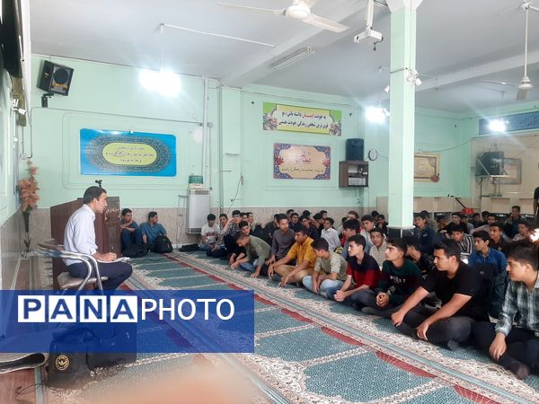 مراسم روایت‌گری شهدا در دبیرستان شاهد ابوذر غفاری نیشابور 