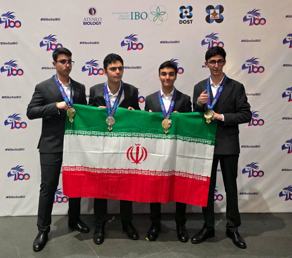 کسب رتبه دوم ایران در المپیاد زیست شناسی