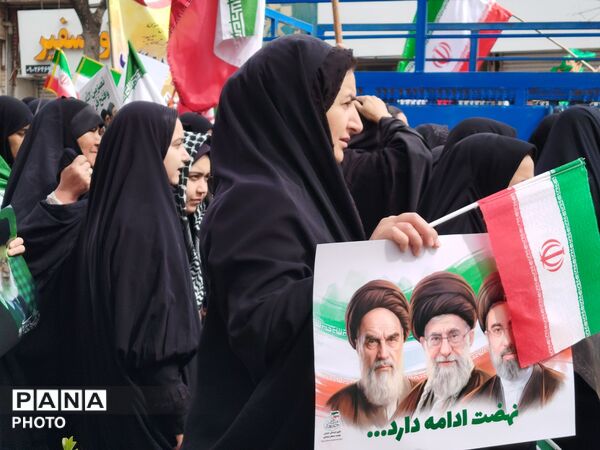 حماسه سازی مردم مقتدر و ولایتمدار شهرستان نیشابور در راهپیمایی روز قدس