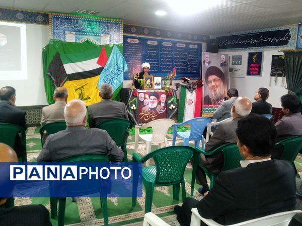 مراسم گرامیداشت شهید مقاومت در محل سپاه ناحیه شهرستان خلیل‌آباد