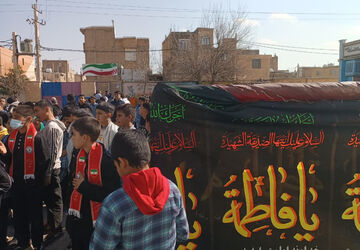 مراسم عزاداری سالروز شهادت شاهچراغ(ع) در مدرسه نظام رنجبر ناحیه ۴ شیراز