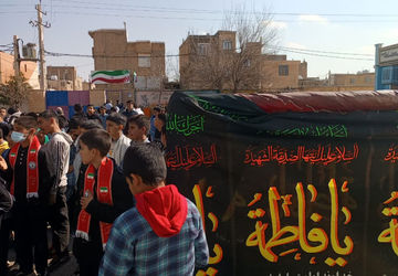 مراسم عزاداری سالروز شهادت شاهچراغ(ع) در مدرسه نظام رنجبر ناحیه ۴ شیراز