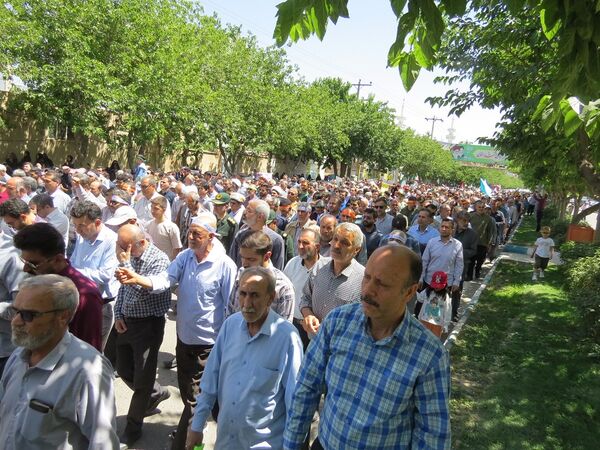 برگزاری راهپیمایی جمعه‌های خشم در بجنورد