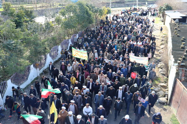 راهپیمایی ۲۲ بهمن بخش بندپی شرقی