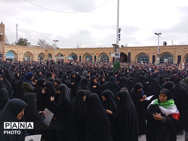 تشیع و وداع با 5شهید شهرستان نیشابور
