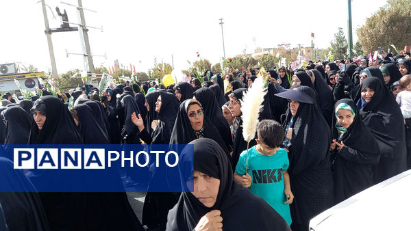 عشق و ارادت زائران حضرت معصومه(س) در قالب کاروان نمادین ورود ایشان به قم