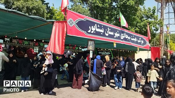گذری بر موکب هیئت سجادی شهرستان نیشابور در پیاده روی جاماندگان اربعین حسینی نیشابور‌ 