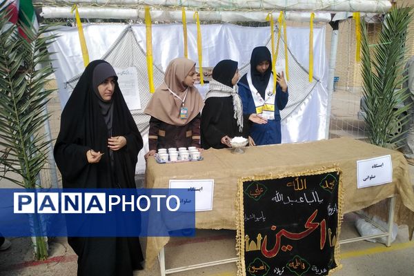 مزین شدن مدرسه حاج آقا توکلی به رایحه شهید گمنام 