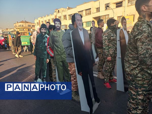 رزمایش ۱۱۰ هزار نفری راهیان قدس در تهران