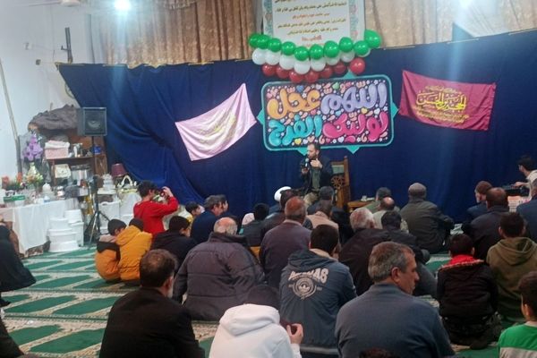 مراسم ولادت امام زمان (عج) در مسجد نینوای نیشابور 