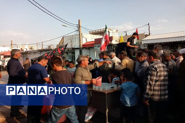 مراسم بزرگداشت شهدای خدمت در باشت