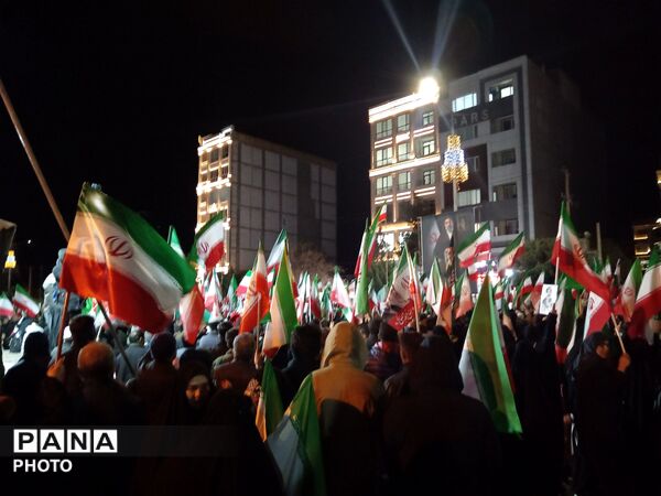  حضور پرشور مردم شهید پرور شهرستان نیشابور در اربعین شهادت رهبر شهید و شهدای میناب