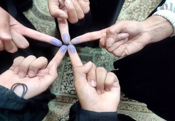 مرحله دوم انتخابات ریاست‌جمهوری در شعبه اداره دامپزشکی نیشابور