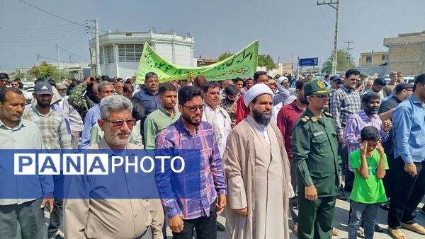 راهپیمایی ضدصهیونیستی «جمعه خشم» در رودان