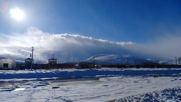 چهره زمستانی شهر فارسان 