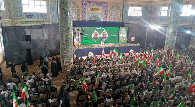 اربعین سرداران سرافراز فارسان با حضور سحر امامی