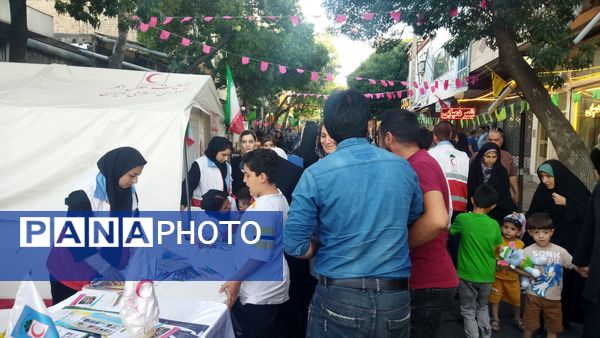 جشن وحدت و ولایت با حضور پرشور دانش‌آموزان اسکو