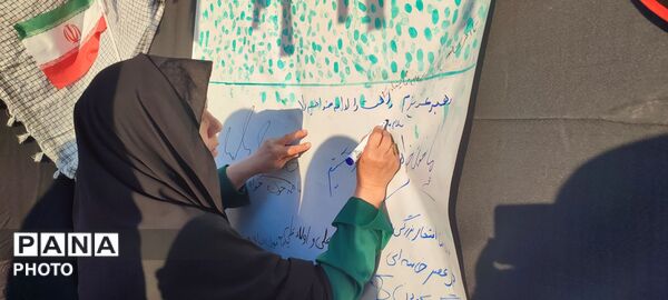 برپایی ایستگاه صلواتی آموزش و پرورش شهرستان سملقان 