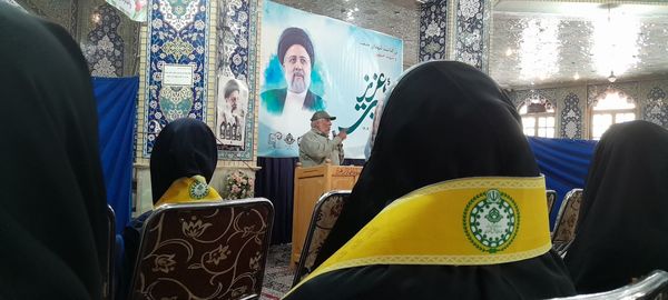 بزرگداشت شهید رئیسی با حضور پیشتازان سازمان دانش‌آموزی