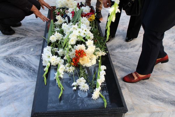 بیست و پنجمین سالگرد پهلوان یعقوبعلی شورورزی در آرامگاه مشاهیر نیشابور 