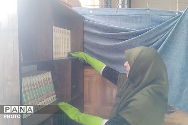 غبار‌روبی مساجد در آستانه ماه مبارک رمضان