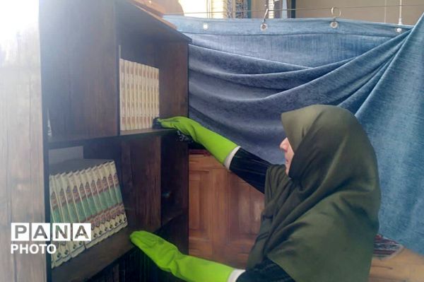 غبار‌روبی مساجد در آستانه ماه مبارک رمضان