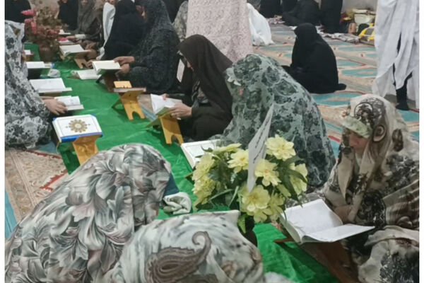برگزاری مراسم معنوی اعتکاف در شهر صغاد