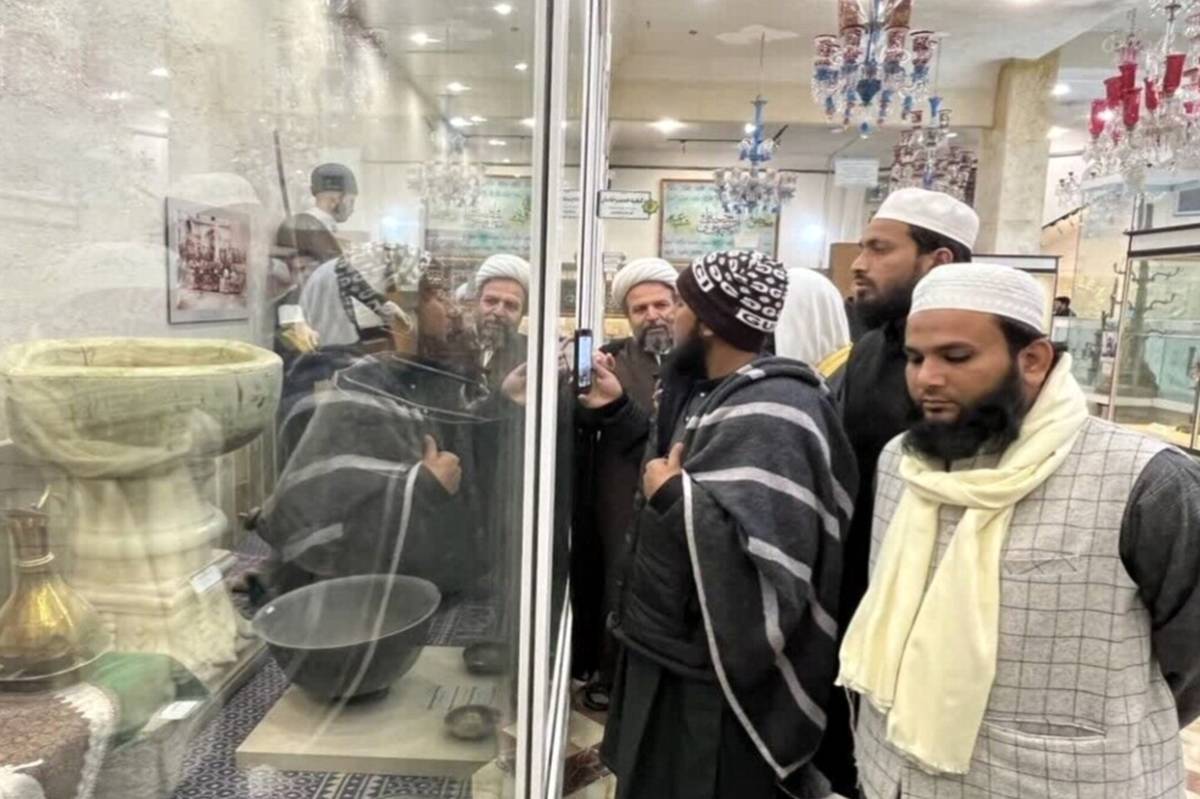 بازدید جمعی از علمای اهل سنت هندوستان از موزه فاطمی