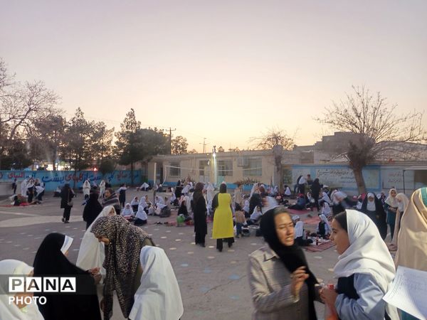 افطاری در دبستان سمیه