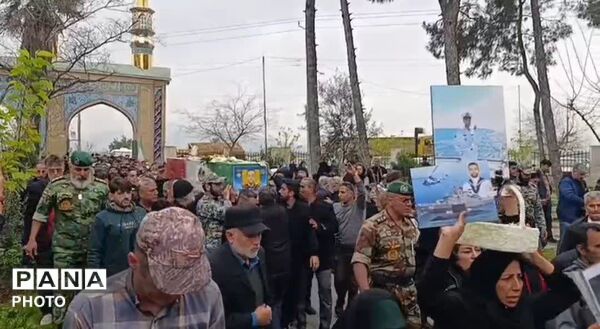 مراسم وادع کردکویی‌ها با شهید ناو دنا