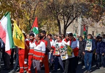 خروش مردم غیور استان چهارمحال و بختیاری در جمعه‌های خشم