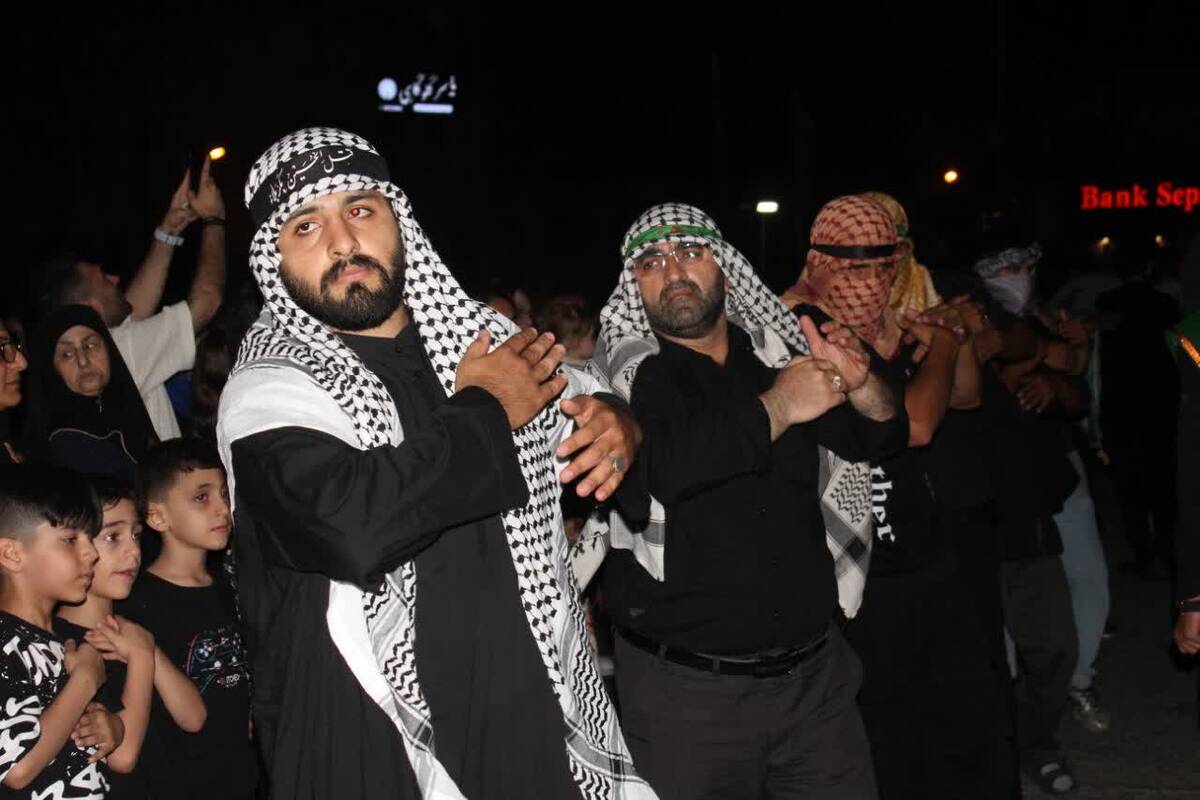 عزاداری نمادین قوم بنی اسد در گلوگاه 