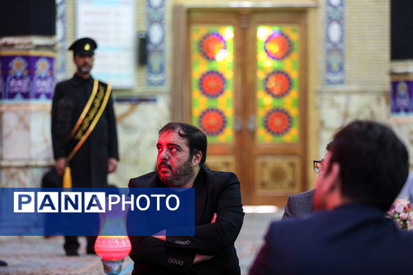 آیین «عهد عاشقی» با حضور اصحاب رسانه در مسجد جمکران