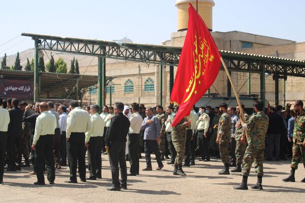 مراسم بزرگداشت شهادت سید‌الشهدا خدمت و شهدا همراه در خرم‌آباد