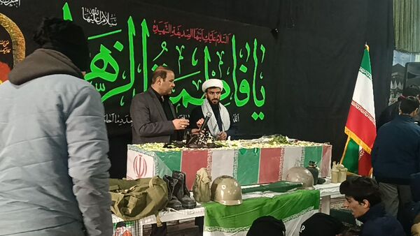مراسم استقبال از شهید گمنام در دبیرستان شاهد ابوذر غفاری نیشابور 