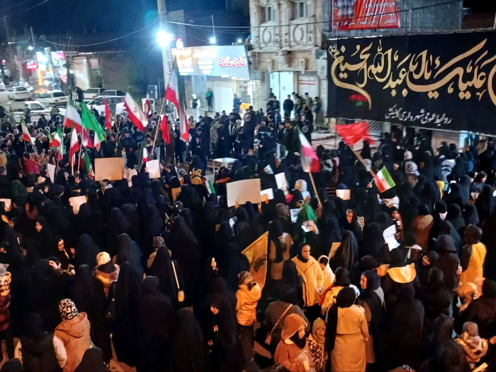 برپایی دسته عزاداری مردم گرگان
