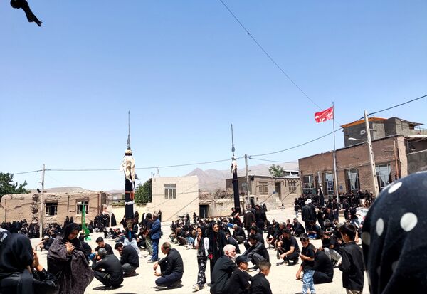 مراسم سوگواری اباعبدالله الحسین در روستای حصار