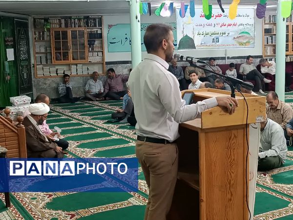 جشن میلاد حضرت محمد(ص) در مسجد صاحب الزمان آشخانه