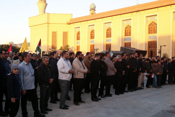 تجمع مردم تبریز در محکومیت جنایات اسراییل در لبنان