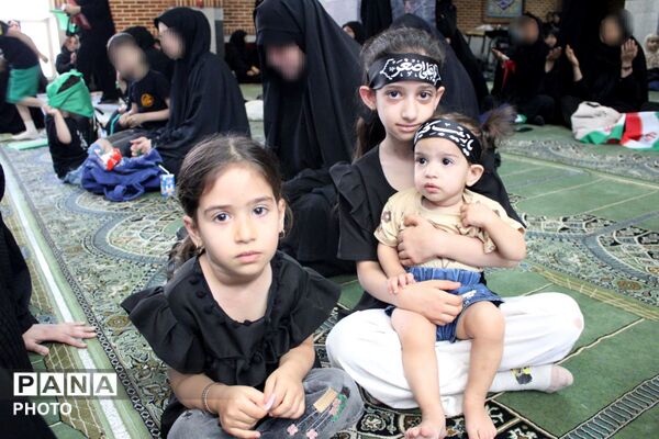 مراسم شیرخوارگان حسینی در منطقه پردیس