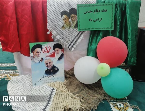 روایتگری جانباز جنگ تحمیلی در دبیرستان حاج مهدی روحانی ارغا شهرستان خلیل آباد