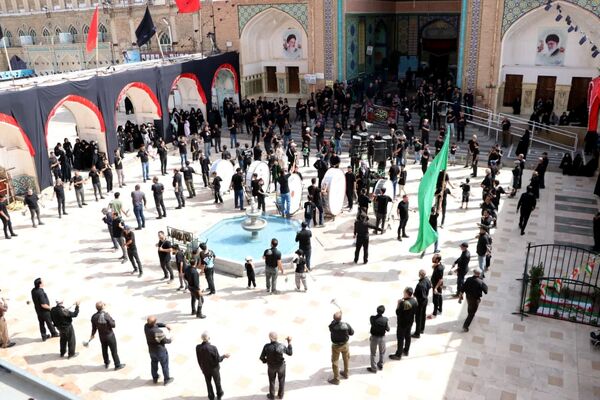 مراسم عاشورای حسینی در مشهد اردهال کاشان