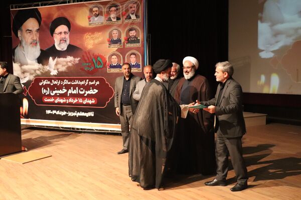مراسم گرامیداشت سالگرد رحلت امام خمینی(ره) با حضور فرهنگیان تبریز