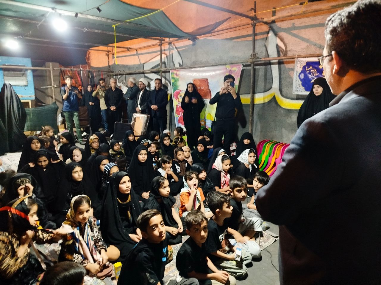 کودکان حسینی در موکب غنچه‌های حضرت علی اکبر(ع)